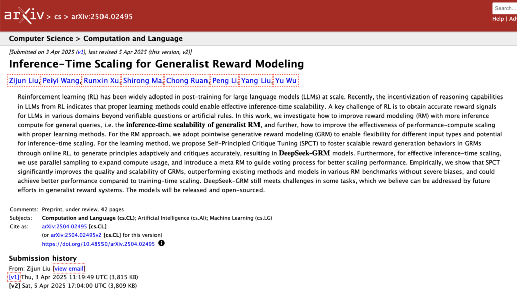 DeepSeek and Tsinghua University work together to make AI “self-criticize”: bigger is not better than smarter